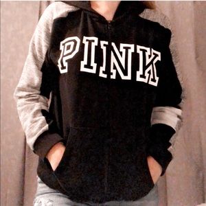 PINK Victoria secret zip up hoodie
